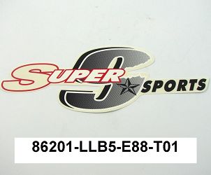 NAKLEJKA OBUDOWY BOCZNA (SUPER 9 SPORTS) KYMCO SUPER 9