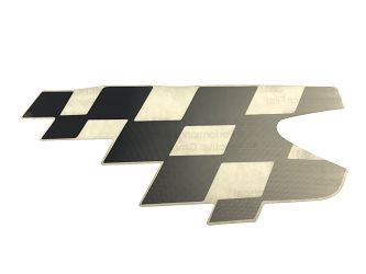 image 1 for NAKLEJKA OBUDOWY LEWA KYMCO BIAŁO-CZARNA