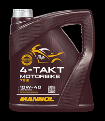 OLEJ SILNIKOWY MANNOL 10W40 4T MOTORBIKE ESTER SYNTETYK 4L