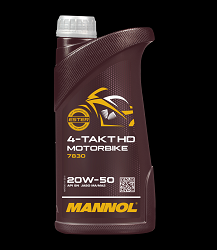 OLEJ SILNIKOWY MANNOL 20W50 4T MOTORBIKE HD SEMISYNTETYK 1L