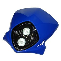 LAMPA PRZEDNIA TUNING NIEBIESKA 2 LAMPY