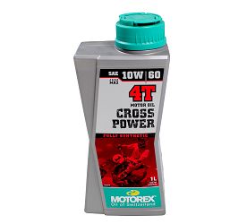 OLEJ SILNIKOWY MOTOREX CROSS POWER FULLY SYNTHETIC 4T 10W60 JASO MA2 4 LT 1L TORY WYŚCIGOWE