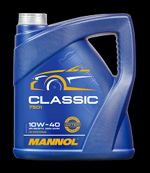 OLEJ SILNIKOWY MANNOL 10W40 4T CLASSIC PÓŁSYNTETYK 4L SAMOCHODY OSOBOWE