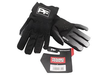 RĘKAWICE MOTOCYKLOWE PWOER FORCE ENDURO CROSS QUAD SPANDEX CZARNE L