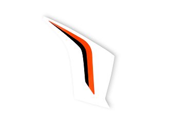 image 2 for NAKLEJKA OSŁONY PRZEDNIEJ LEWEJ WN00 TRX125 