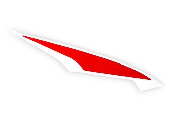 NAKLEJKA OSŁONY PRZEDNIEJ MAŁA PRAWA BW00 SRT800S SRT800SX