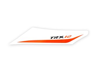 NAKLEJKA OSŁONY TYLNEJ PRAWEJ 72BH00 TRX125