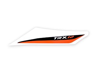 NAKLEJKA OSŁONY TYLNEJ PRAWEJ 72WN00 TRX125