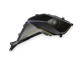OSŁONA ZBIORNIKA PALIWA PRAWA CZARNA Z NAKLEJKAMI 02Z SVT650 SVT650X