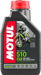 OLEJ SILNIKOWY MOTUL 510 2T PÓŁSYNTETYCZNY 1L