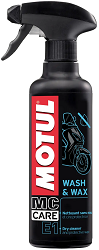 ŚRODEK DO CZYSZCZENIA MOTOCYKLA MOTUL WASH & WAX E1 400ML