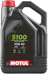 OLEJ SILNIKOWY MOTUL 5100 10W50 4T PÓŁSYNTETYCZNY 4L