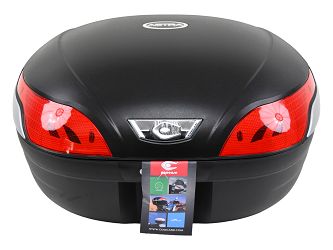 KUFER CENTRALNY COOCASE 48L ŚWIATŁO STOP LED CZERWONY ODBLASK