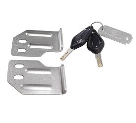 image 8 for ZESTAW 3 KUFRÓW ALUMINIOWYCH (30L ASYMETRYCZNY + 36L + 45L) COOCASE SREBRNY Z TORBĄ WEWNĘTRZNĄ