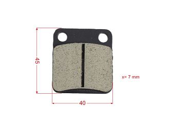image 3 for KLOCKI HAMULCOWE QUANTUM ROMET BASHAN ATV YAMAHA