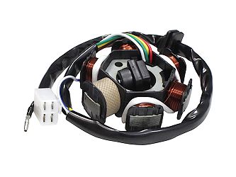 STOJAN ALTERNATORA POWER FORCE 6 CEWEK BEZ KOŁA MAGNESOWEGO ATV 110