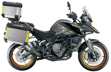 MOTOCYKL QJMOTOR SRT 900S Z KUFRAMI SZARY 2025