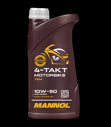 OLEJ SILNIKOWY MANNOL 10W50 4T MOTORBIKE ESTER SYNTETK 1L