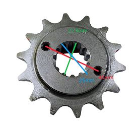 ZĘBATKA ZDAWCZA KYMCO MAXXER 250-300 KXR - MXU 250 - NEW MAXXER 300 (14Z) 23801-LBA7-900