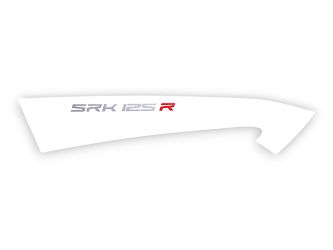 NAKLEJKA PRAWEJ TYLNEJ OSŁONY DOLNA SRK125R
