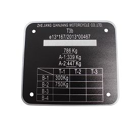 TABLICZKA ZNAMIONOWA SFA1000
