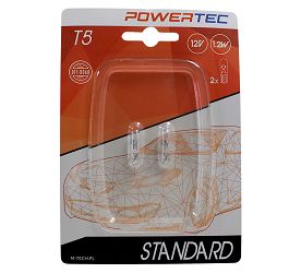 ŻARÓWKA POWERTEC M-TECH 12V 1.2W W2X4 6D T5 STANDARD (2SZT)