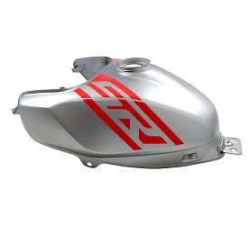 ZBIORNIK PALIWA SREBRNY Z NAKLEJKAMI SRT550SX SRT600SX