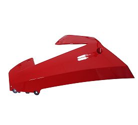 OSŁONA SILNIKA DOLNA LEWA CZERWONA SRK800RR