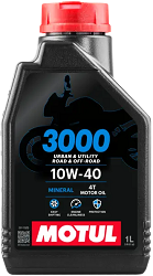 OLEJ SILNIKOWY MOTUL 3000 10W40 4T MINERALNY 1L