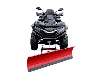 PŁUG ATV QUAD 150X40 (CM) CZERWONY Z PŁYTĄ MONTAŻOWĄ QJ MOTOR SFA 1000 SFA 600