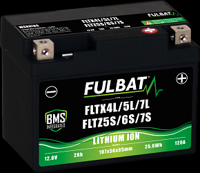 AKUMULATOR LITOWO-JONOWY BEZOBSŁUGOWY LIFEPO4 FULBAT FLTX4L/5L/7L - FLTZ5S/6S/7S