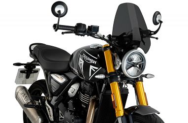 OWIEWKA PUIG DO TRIUMPH SCRAMBLER 400X / SPEED 400 24 (SPORT) MOCNO PRZYCIEMNIONA
