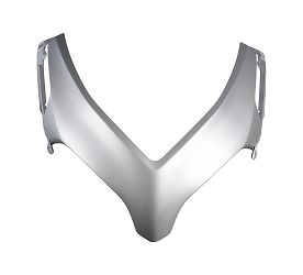 OSŁONA GÓRNA LAMPY PRZEDNIEJ SREBRNA MTX125