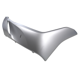 image 2 for PRÓG PODŁOGI PRAWY SREBRNY MTX125 