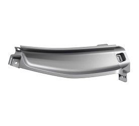 OSŁONA TYLNA GÓRNA LEWA SREBRNA MTX125