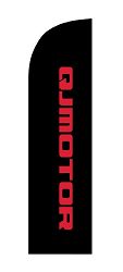 FLAGA CZARNA QJ 310 CM - MATERIAŁ