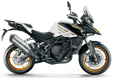 image 1 for MOTOCYKL QJMOTOR SRT 900S Z KUFRAMI BIAŁY 2025 