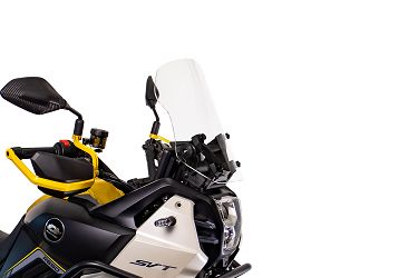 image 1 for SZYBA POWER FORCE QJMOTOR SVT650 40 CM PRZEZROCZYSTA 