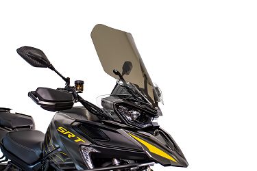 SZYBA POWER FORCE QJMOTOR SRT 800/900 53CM LEKKO PRZYCIEMNIONA 