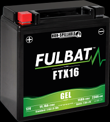 AKUMULATOR ŻELOWY BEZOBSŁUGOWY FULBAT FTX16