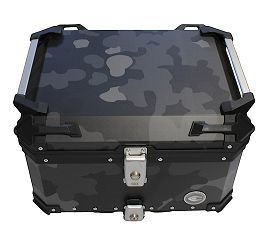 KUFER CENTRALNY ALUMINIOWY COOCASE 55L SZARY CAMO Z TORBĄ WEWNĘTRZNĄ