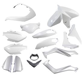 KOMPLET OSŁON PLASTIKOWYCH POWER FORCE YAMAHA N-MAX 125 15-20 BIAŁY