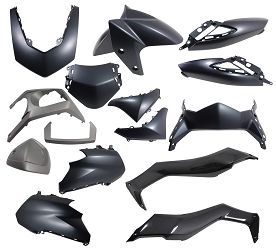 KOMPLET OSŁON PLASTIKOWYCH POWER FORCE YAMAHA N-MAX 125 21-24 NIEBIESKI PB