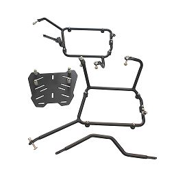 ZESTAW STELAŻY KUFER CENTRALNY + BOCZNE COOCASE TRIUMPH TIGER 800 2011-2017 KUFRY BOCZNE SYMETRYCZNE