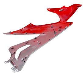 image 4 for OSŁONA BOCZNA LEWA CZERWONA RG Z NAKLEJKĄ SRK800RR-LI 