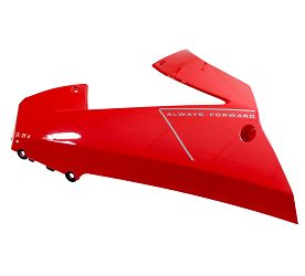 OSŁONA SILNIKA DOLNA LEWA CZERWONA SRK800RR-LI