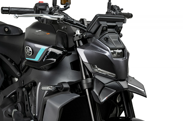 PRZEDNI SPOILER AERO PUIG YAMAHA MT-09 24-25 (NAKED) CZARNY MAT