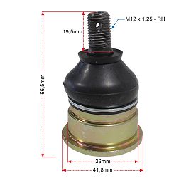 image 3 for SWORZEŃ TEKYO CF-MOTO 42-1063 CF-MOTO U FORCE 1000 19-24, Z FORCE 800 TRAIL 19-24, U FORCE 800 16-22, Z FORCE 950 SPORT 20-24, Z FORCE 800 TRAIL 19-24