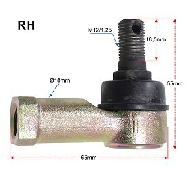 image 3 for KOŃCÓWKI DRĄŻKÓW KIEROWNICZYCH TEKYO LEWA + PRAWA 51-1031-LR POLARIS RANGER / RZR 800 '09-'14