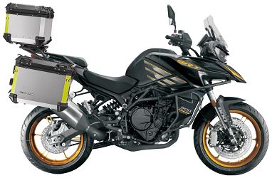 image 1 for MOTOCYKL QJMOTOR SRT 900S Z KUFRAMI CZARNY 2026 